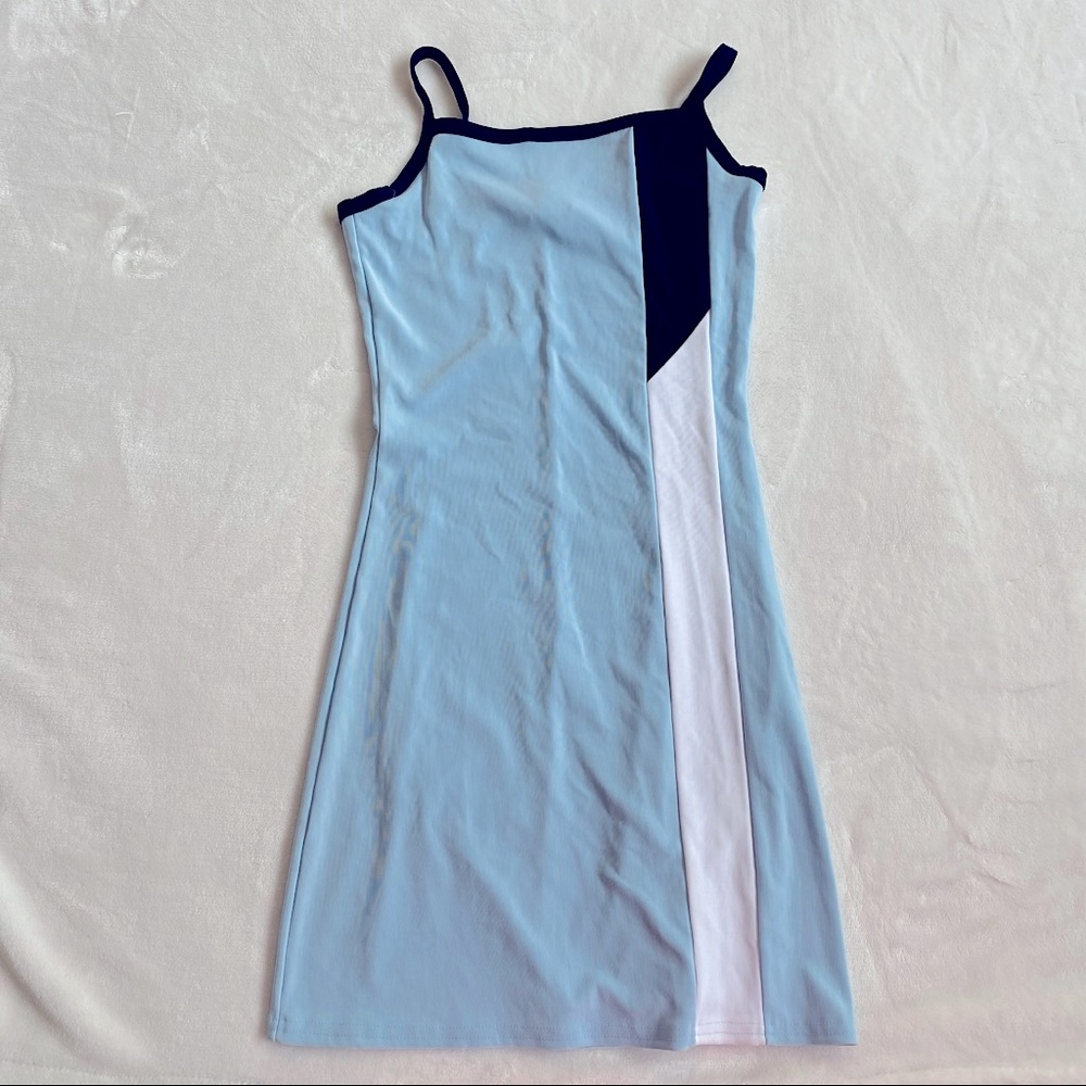 Blue vintage tennis dress